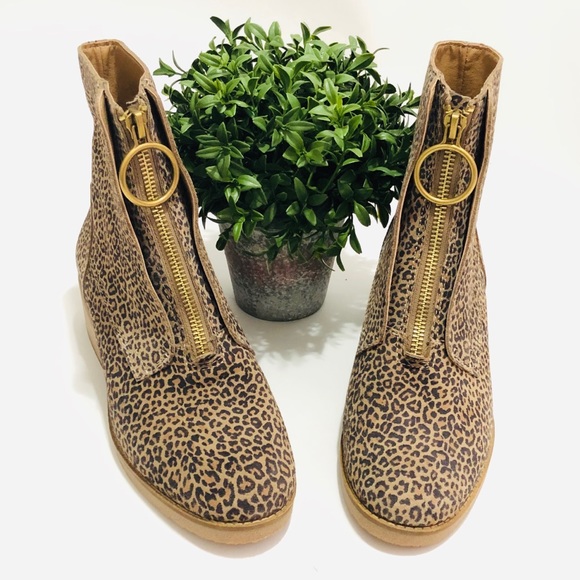 Lucky Brand Shoes - 💋SOLD💋Lucky Brand Tibly Booties -Sophia Leopard